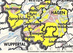 Bezirk des Arbeitsgerichts Hagen Bezirk des Arbeitsgerichts Hagen